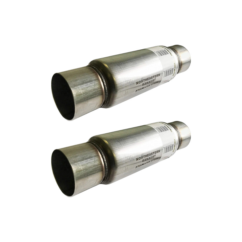 Colt Exhaust | Stainless Steel Performance Resonator | 4"ID | 12" Body | 18" Long