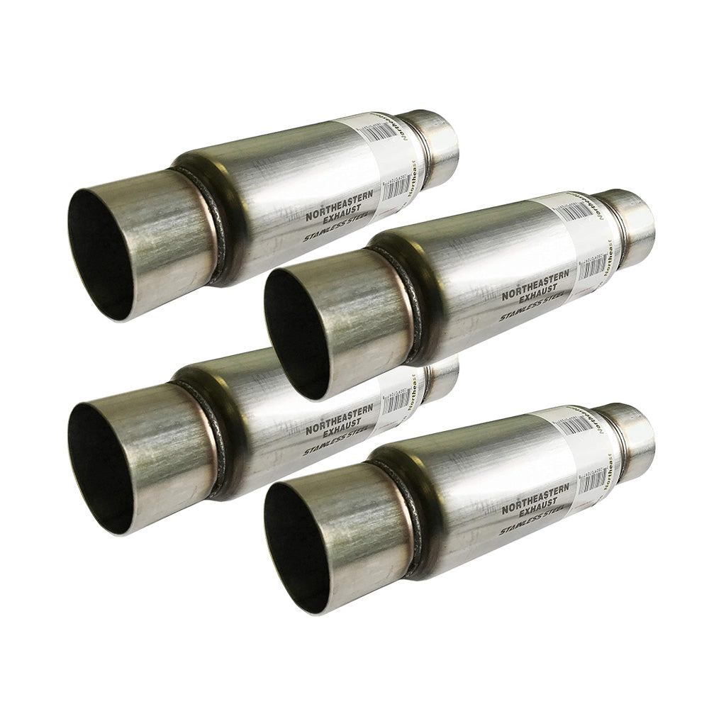 Colt Exhaust | Stainless Steel Performance Resonator | 4"ID | 12" Body | 18" Long