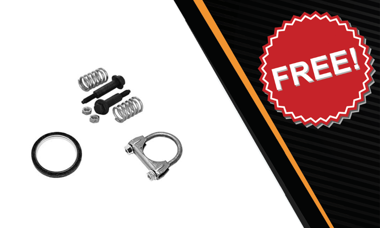 2005-2008 Toyota Corolla 1.8L Exhaust Resonator Pipe and Muffler