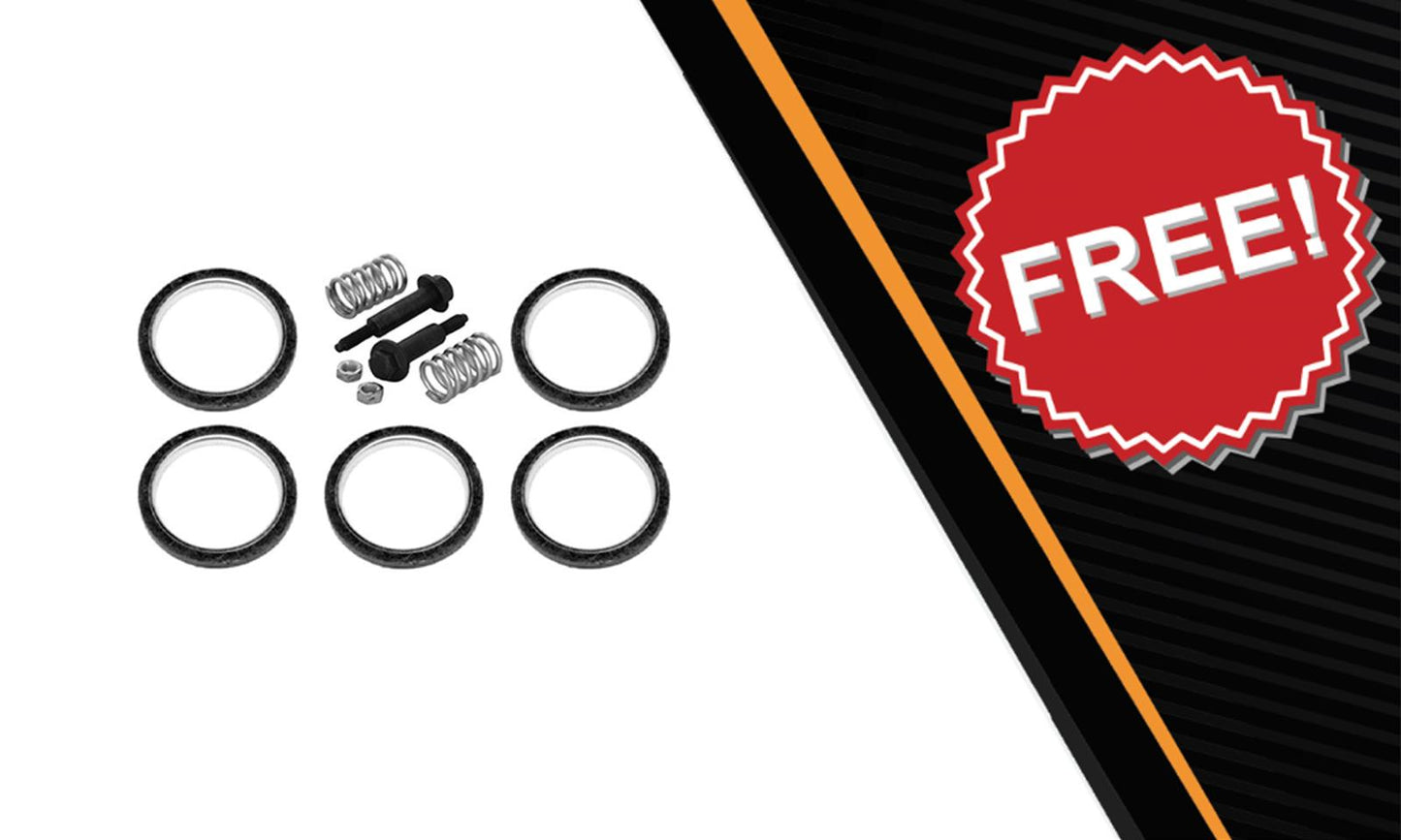 2003-2009 Toyota 4Runner 4.0L Pair of Manifolds, Catalytic Converters, Muffler and Tail Pipe