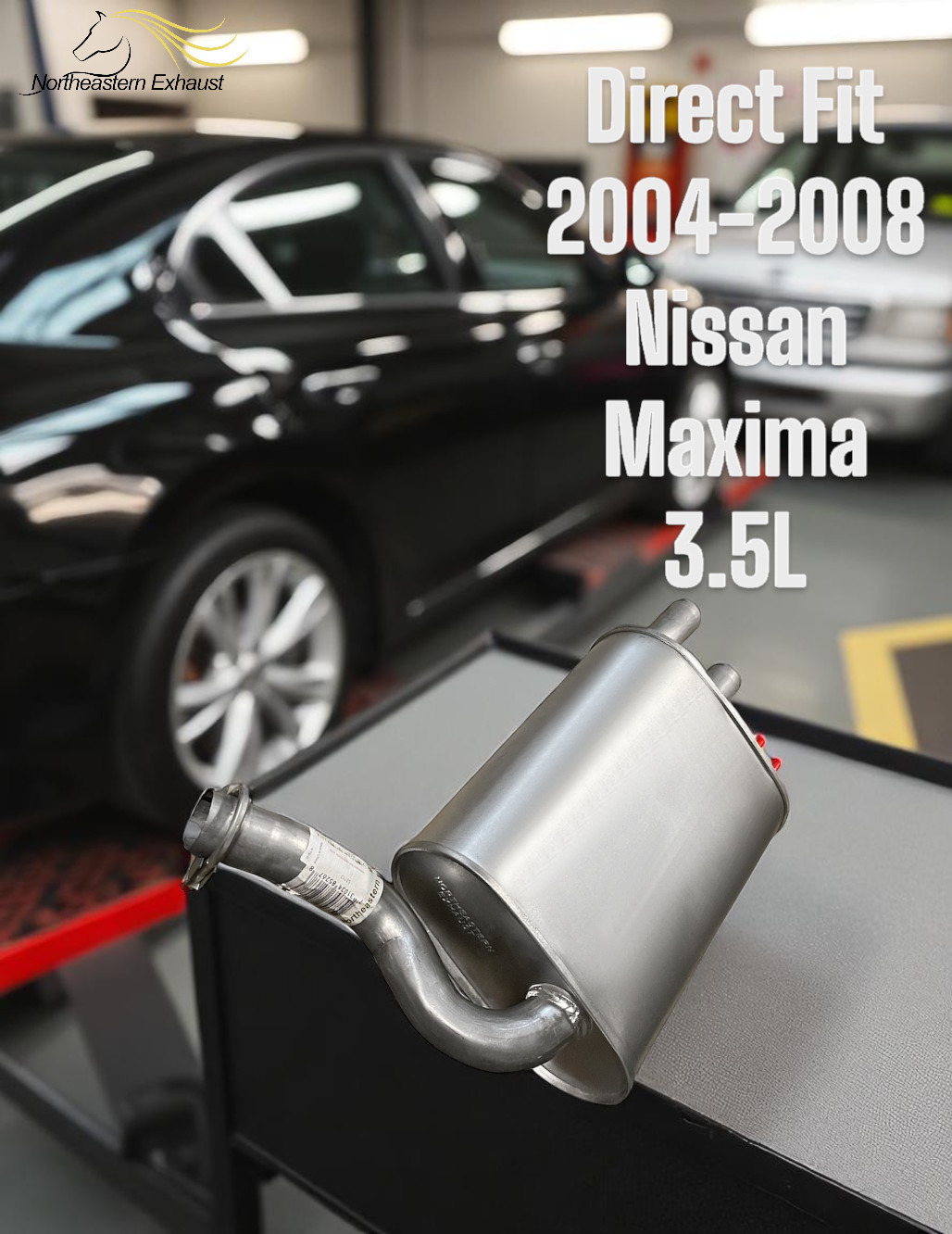 2004-2008 Nissan Maxima 3.5L Exhaust Muffler