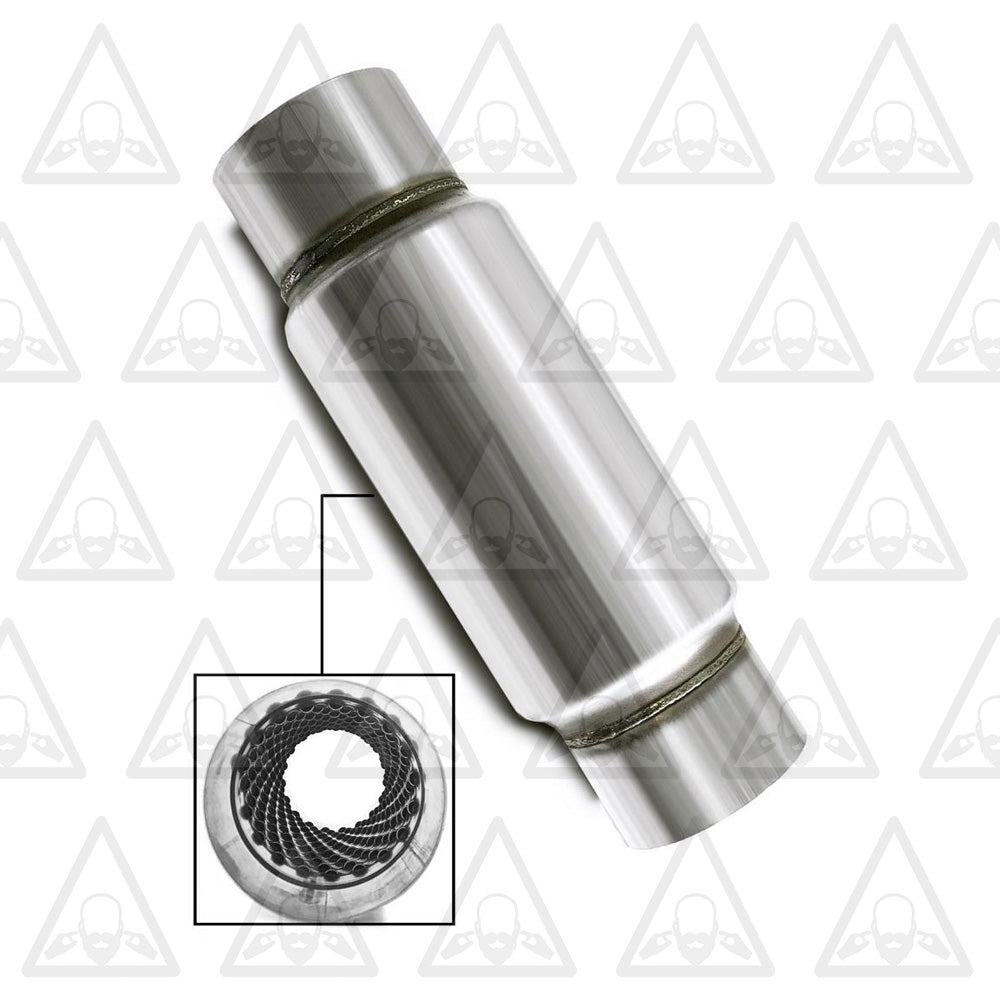 Colt Exhaust | Stainless Steel Performance Resonator | 4"ID | 12" Body | 18" Long