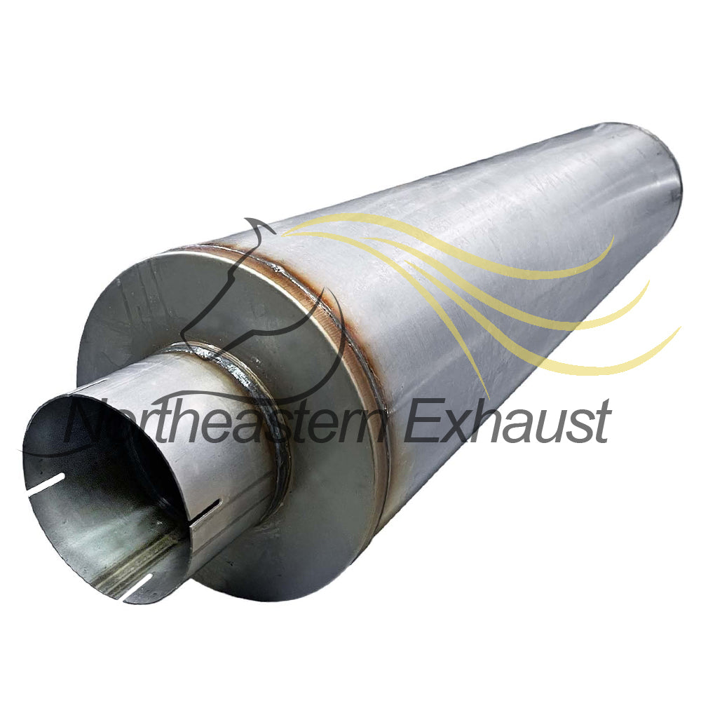 Performance Muffler 5" ID inlet / 5" outlet 45" body 51" Long