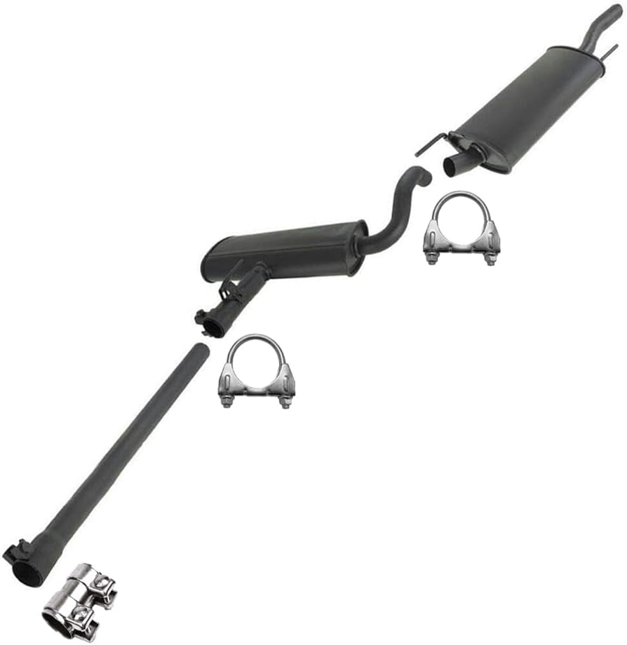 1995-1999 Volkswagen Jetta 2.0L Intermediate Pipe, Resonator and Muffler