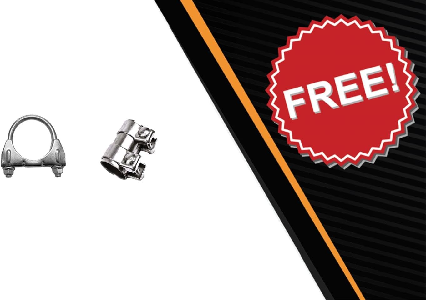 Pair of Exhaust Muffler for 2008-2010 Volvo V70 | 2008-2015 Volvo XC70 | 3.2L