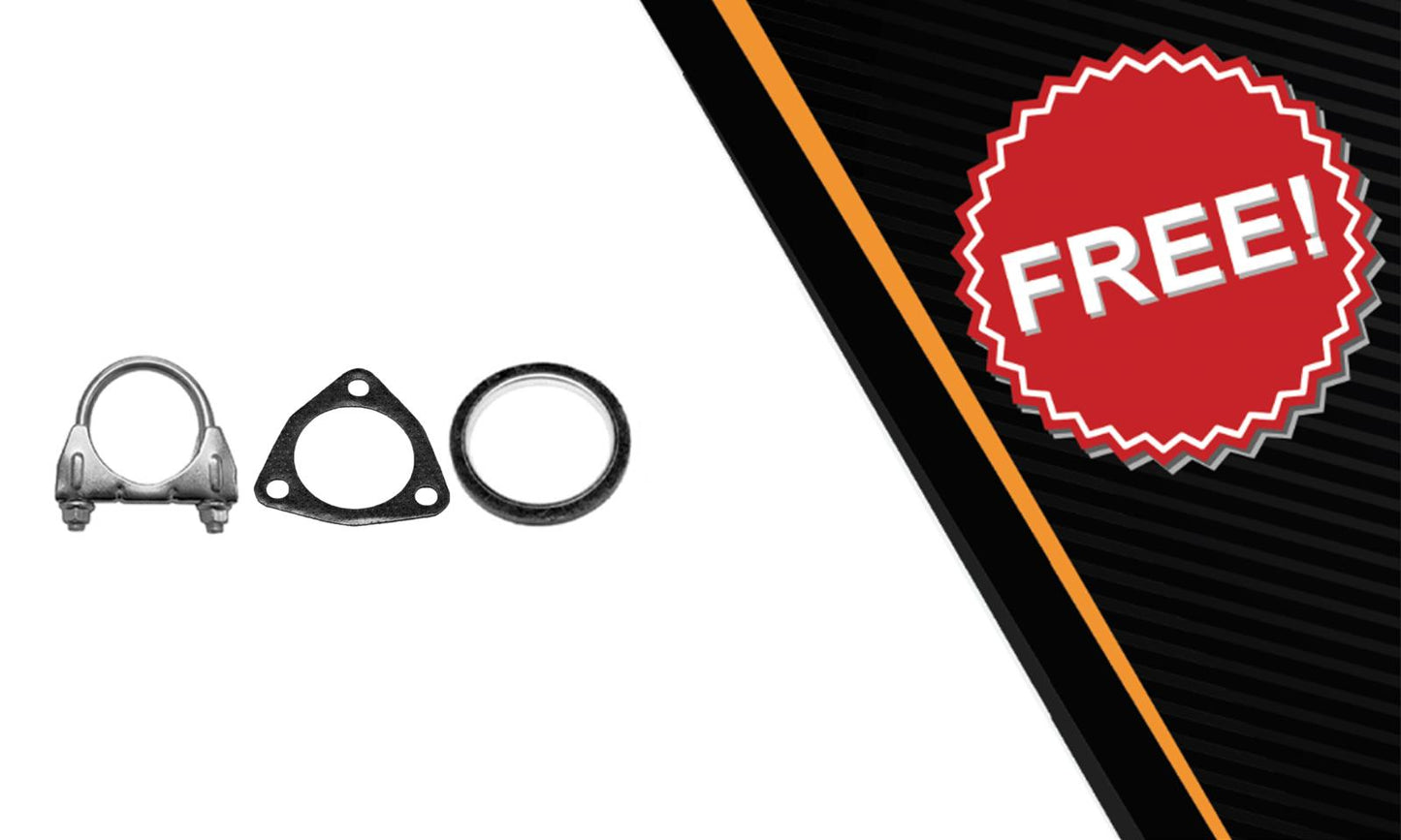 1998-2002 Honda Accord 2.3L Resonator Pipe and Muffler Exhaust Kit | For 4-Door Only