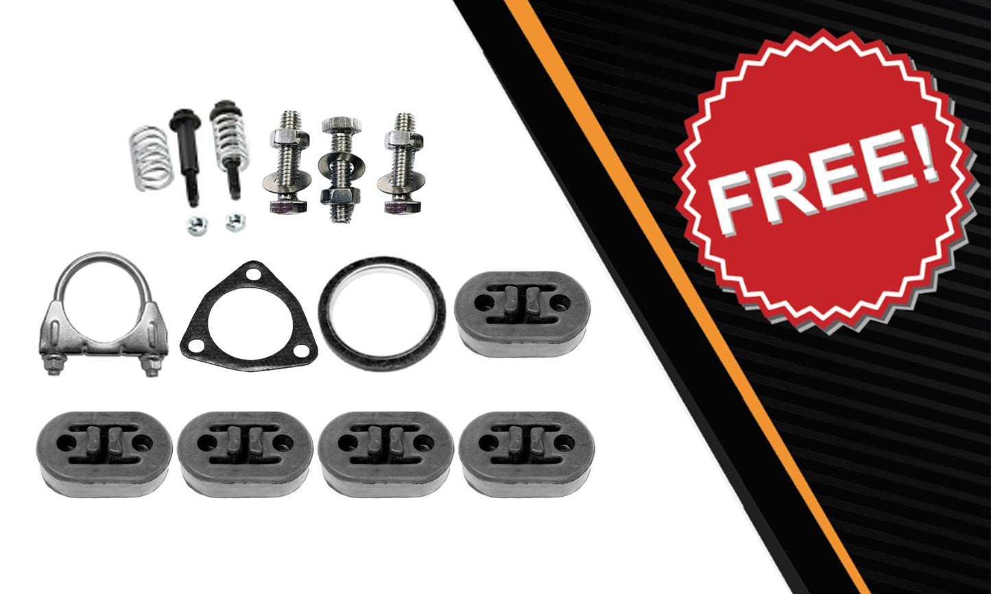 2002-2004 Honda CRV 2.4L Resonator Pipe Muffler Exhaust System Kit