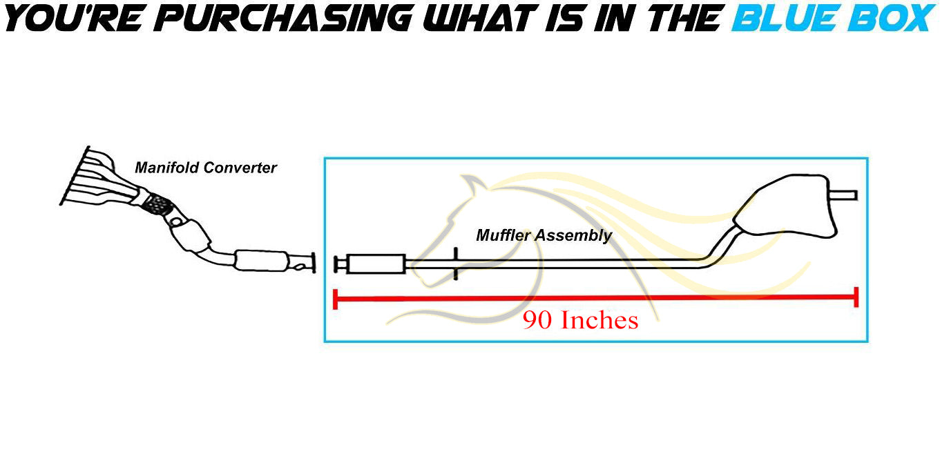 2002-2008 Mini Cooper 1.6L Exhaust Muffler Assembly