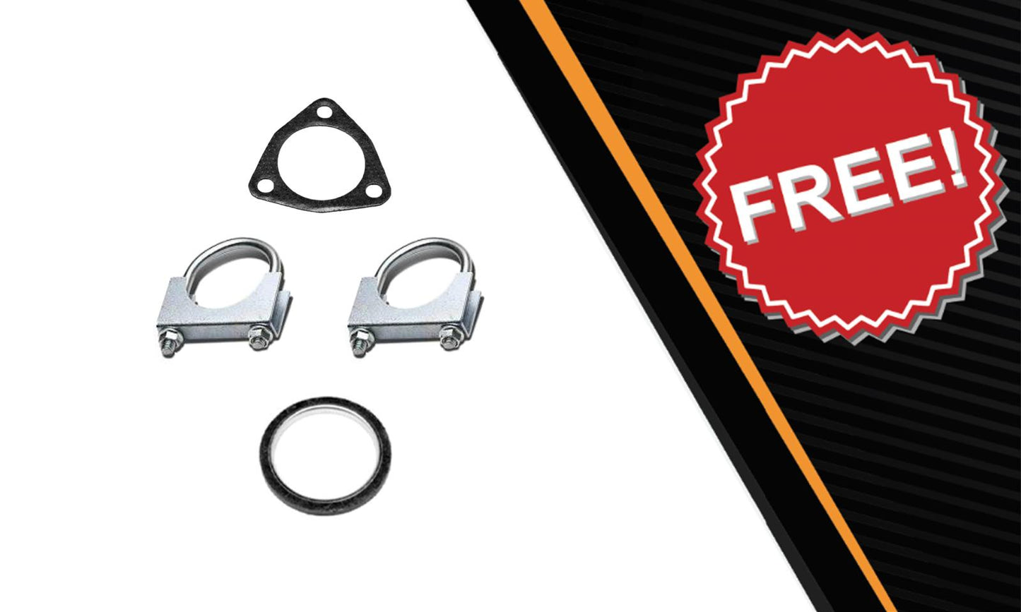 Northeastern Exhaust | Stainless Steel Exhaust Direct Fit Front Pipe, Intermediate Pipe & Muffler Exhaust System Kit Compatible for 2005-2008 Honda Pilot 3.5L | 2003 Acura MDX 3.5L | Free Exhaust Hardware Included | Automotive Replacement Part