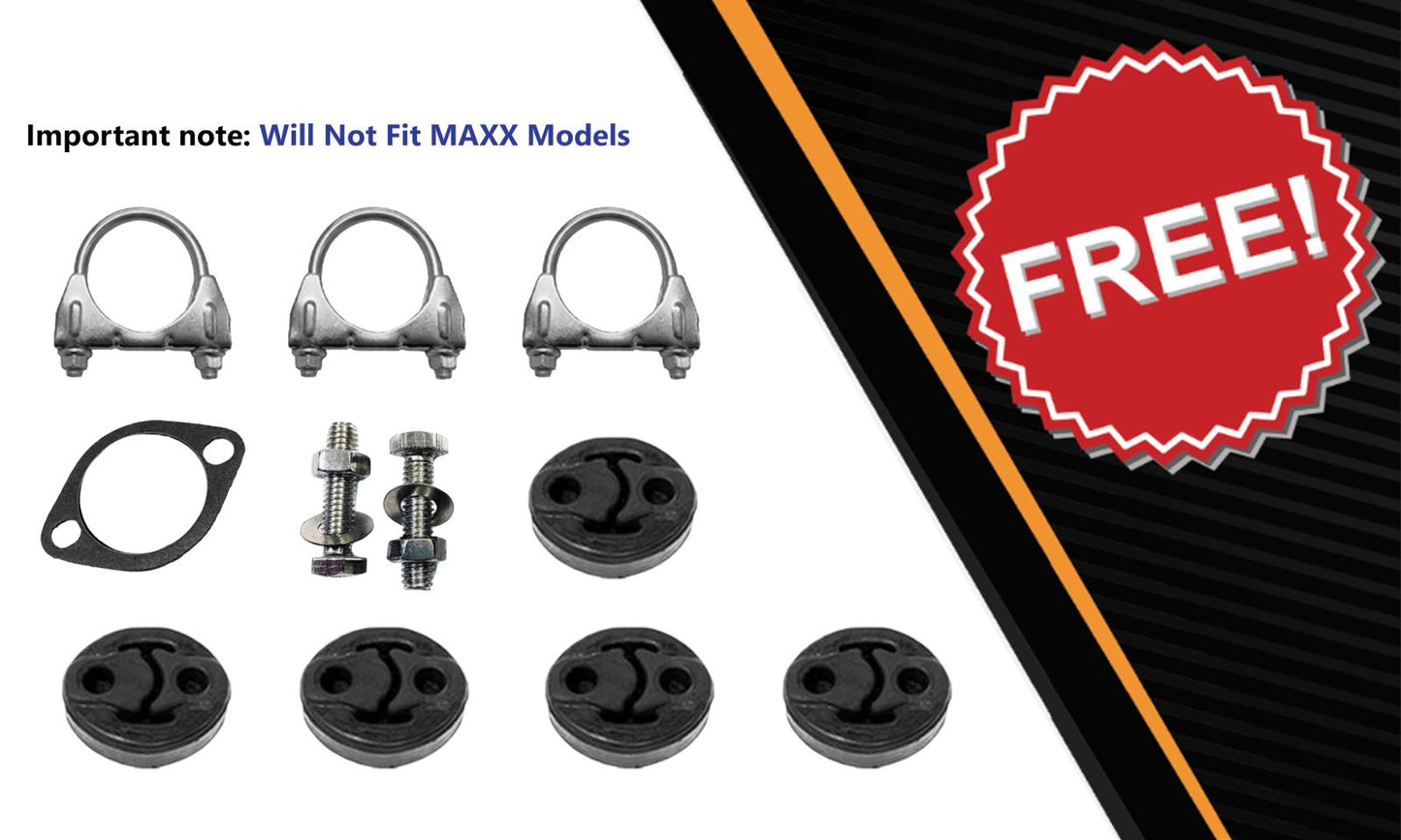 Cat-back Exhaust System for 2004-2008 Chevrolet Malibu 2.2L and 2004-2006 Malibu 3.5L