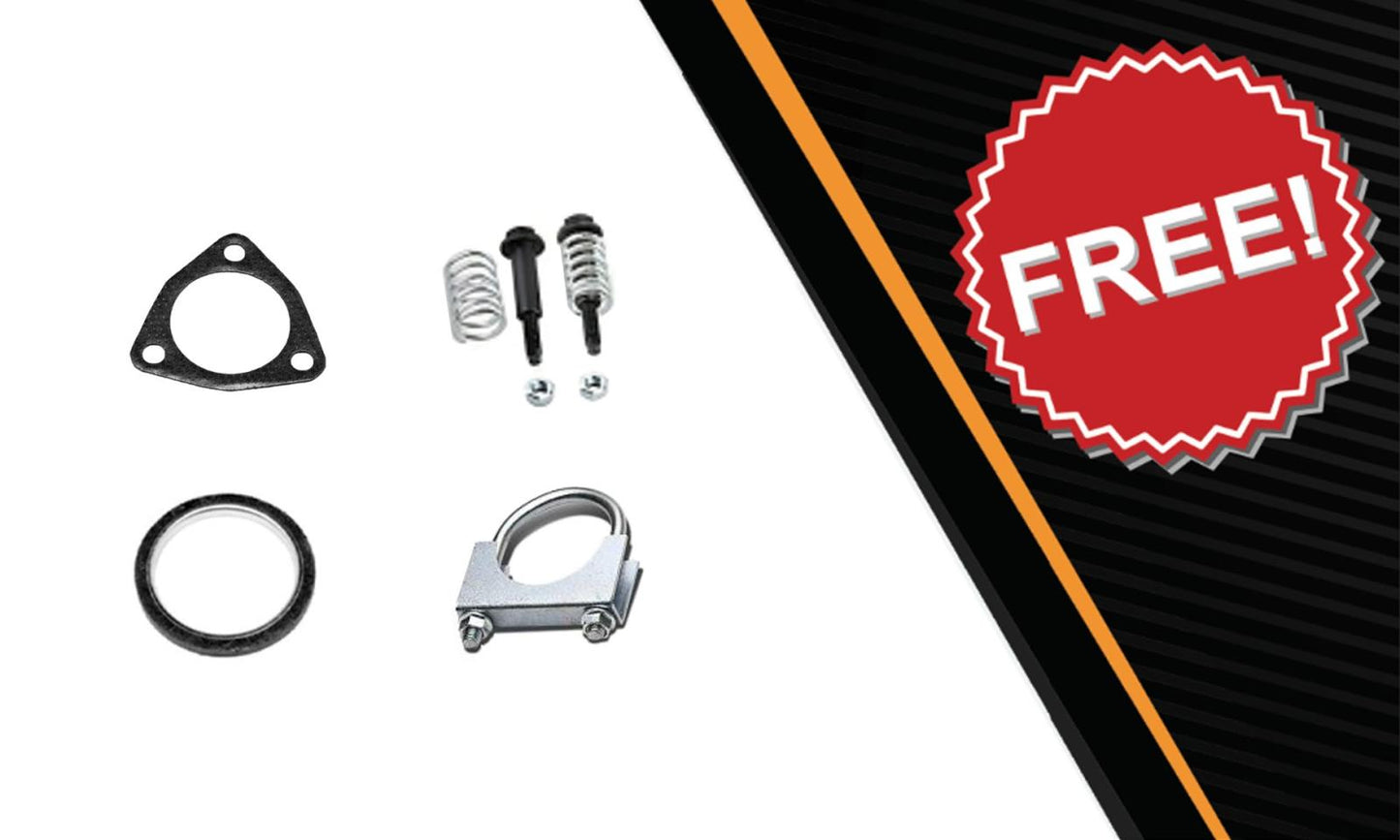 2005-2006 Honda CR-V 2.4L Exhaust Resonator Pipe and Muffler