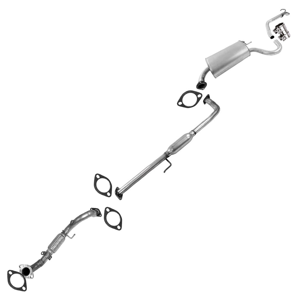 2007-2012 Hyundai Elantra 2.0L Exhaust Pipe, Resonator & Muffler