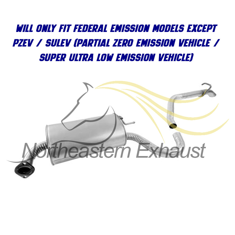 2007-2012 Hyundai Elantra 2.0L Exhaust Pipe, Resonator & Muffler