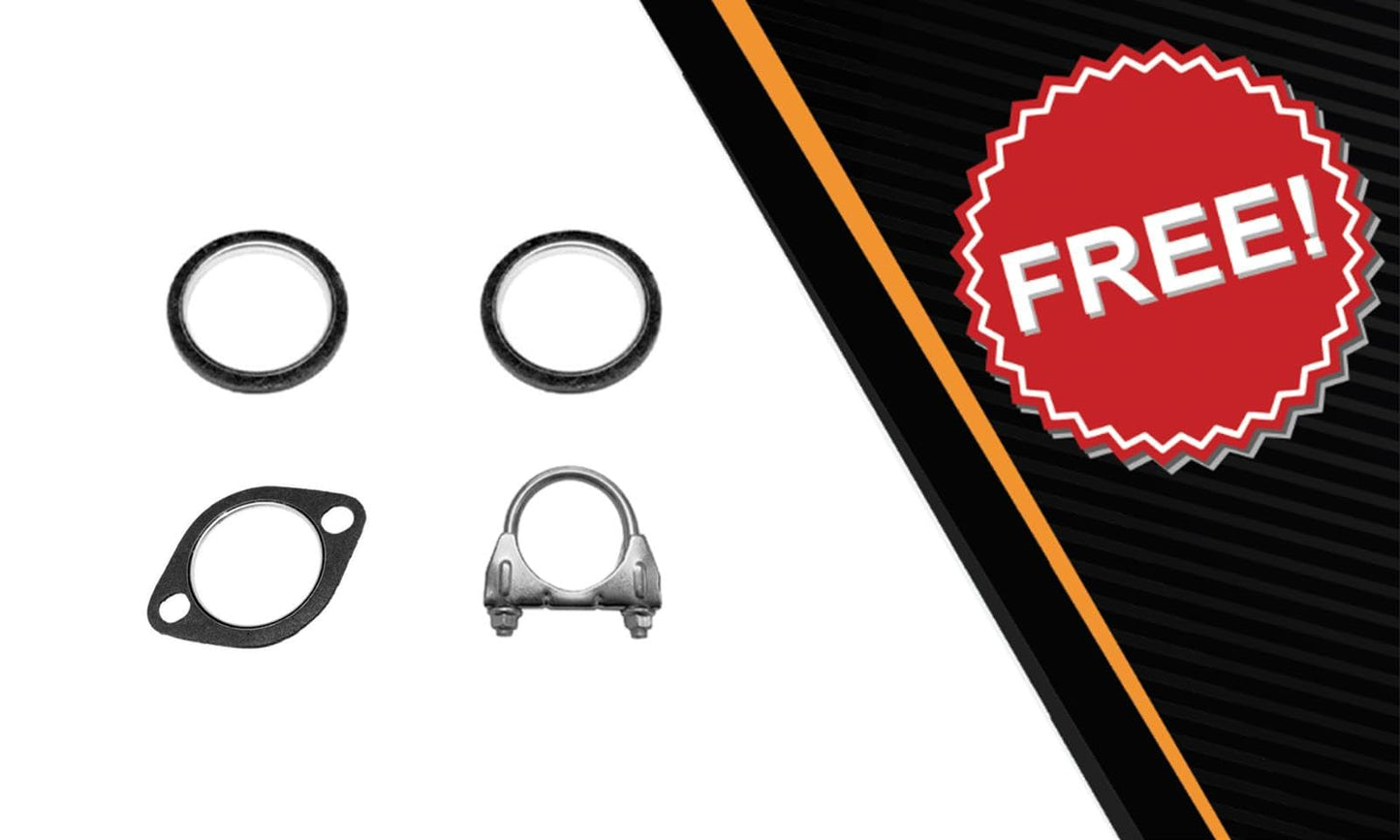 2004-2009 Nissan Quest 3.5L Catalytic Converter & Muffler Exhaust Kit