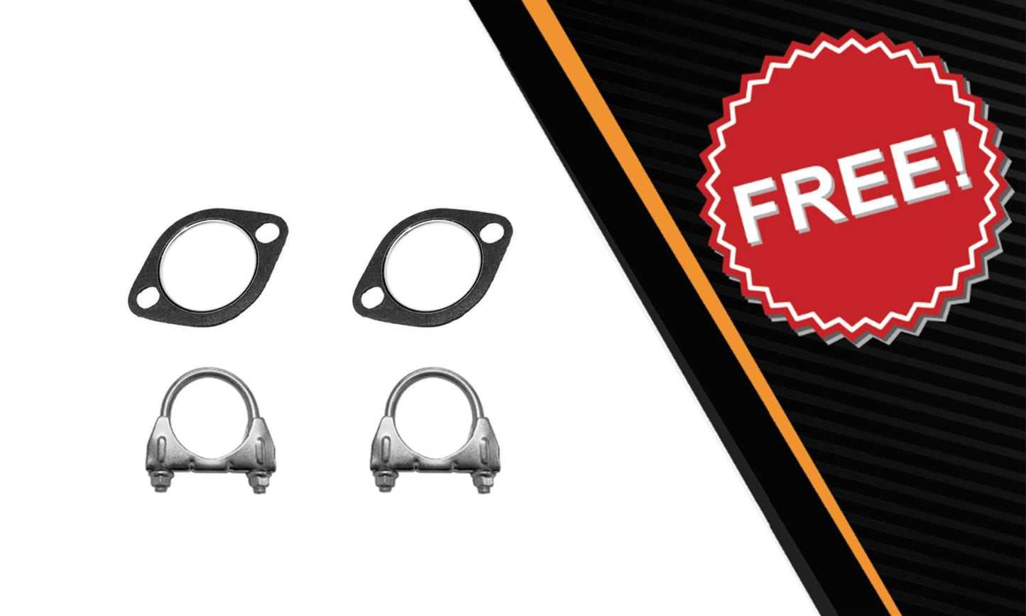 2005-2007 Ford Focus 2.0L Front Pipe, Front and Rear Muffler Exhaust Kit