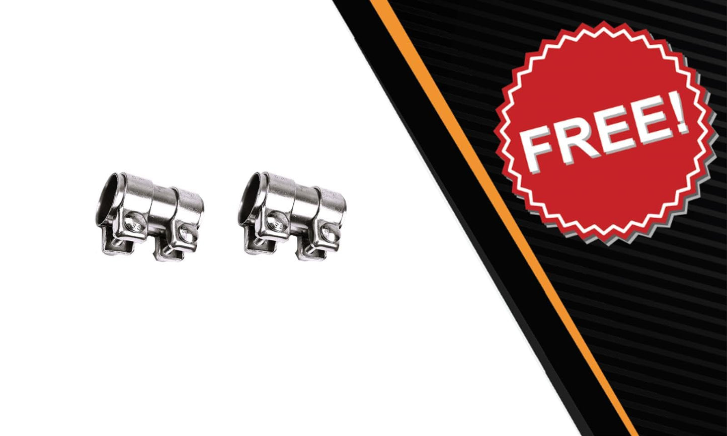 Resonator and Muffler for Volkswagen Passat 2006-2010 & CC 2009-2013 2.0L