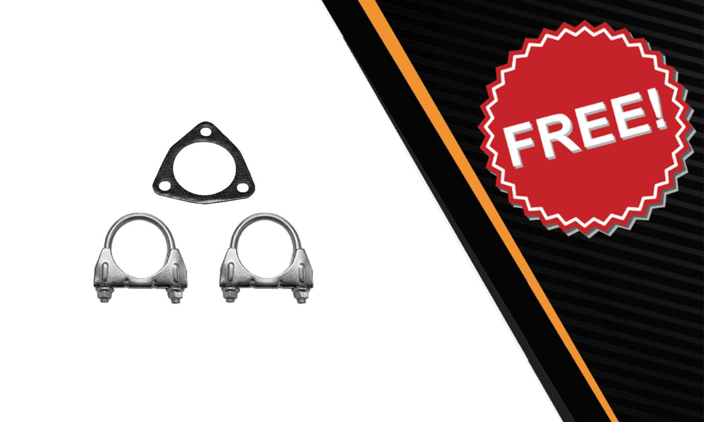 2003-2005 Honda Accord 2.4L Exhaust Resonator Pipe & Muffler - SEDAN