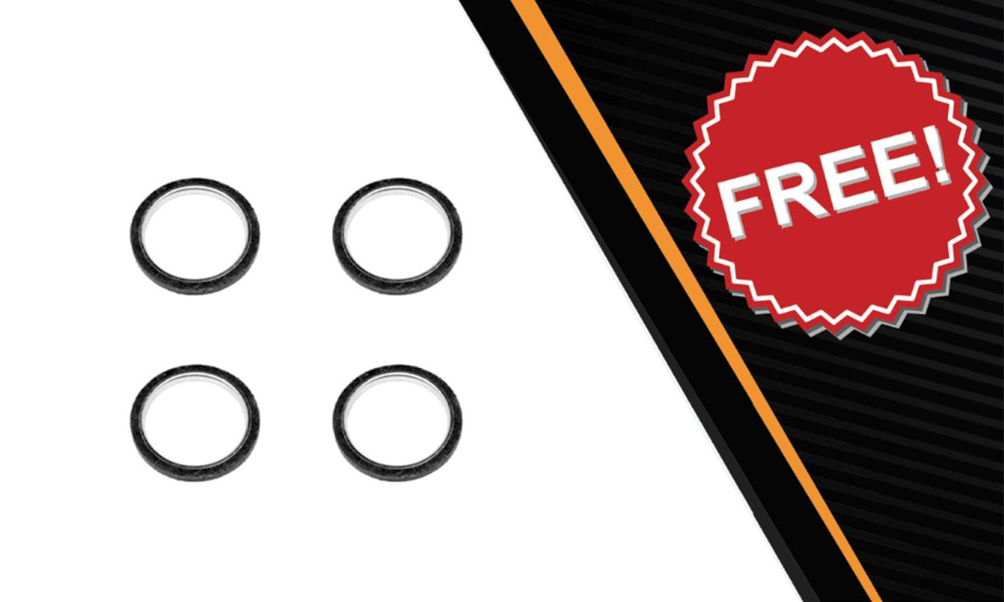 Pair of Rear Catalytic Converter for 2013-2023 Toyota 4Runner 4.0L | 2013-2014 FJ Cruiser 4.0L