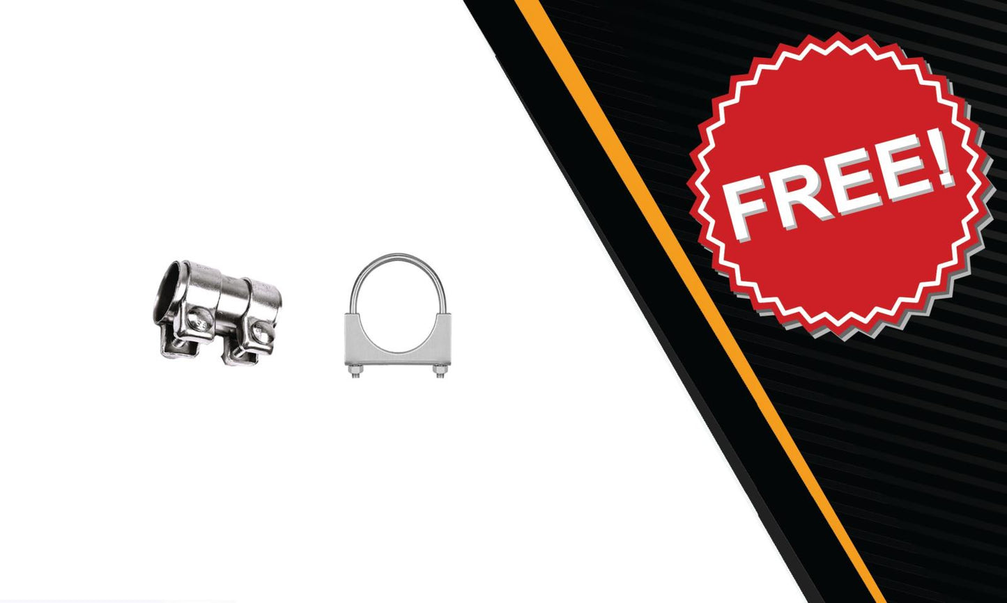 Exhaust Intermediate Pipe for 1995-2002 Volkswagen Cabrio | 1995-1998 Golf | 1995-1999 Jetta | 2.0L