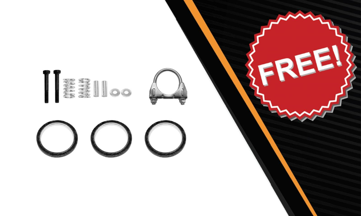 2004-2006 Toyota Sienna 3.3L Front Y-Pipe and Rear Catalytic Converter