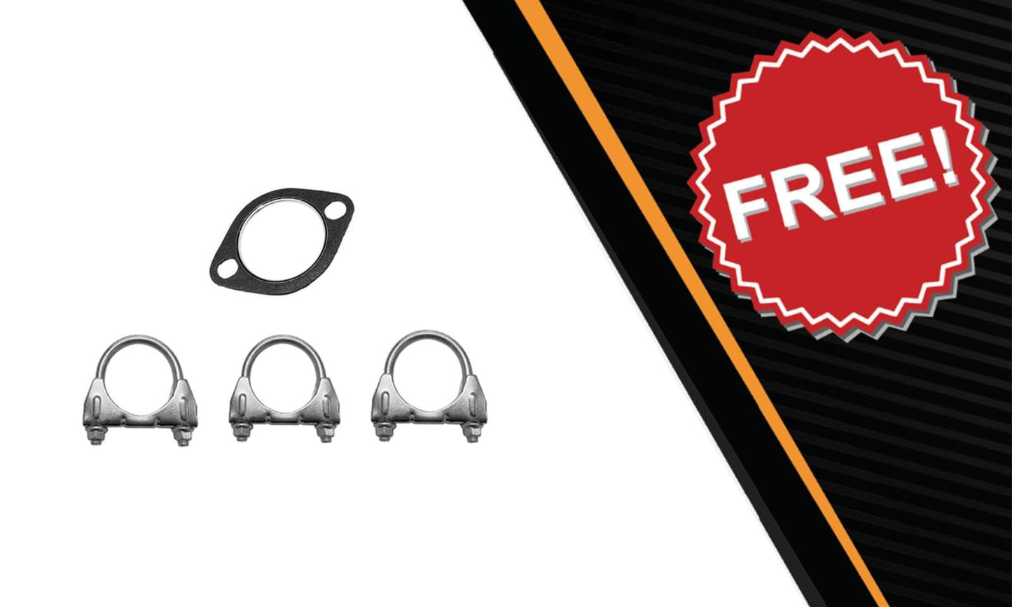 Exhaust Resonator Pipe for 1997-2003 Ford Escort and 1997-1999 Mercury Tracer 2.0L