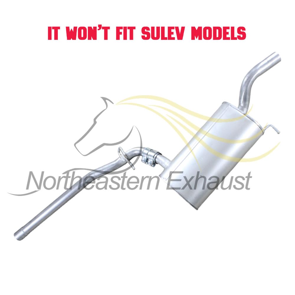 2012-2014 Volkswagen Passat 2.5L Resonator and Muffler Exhaust