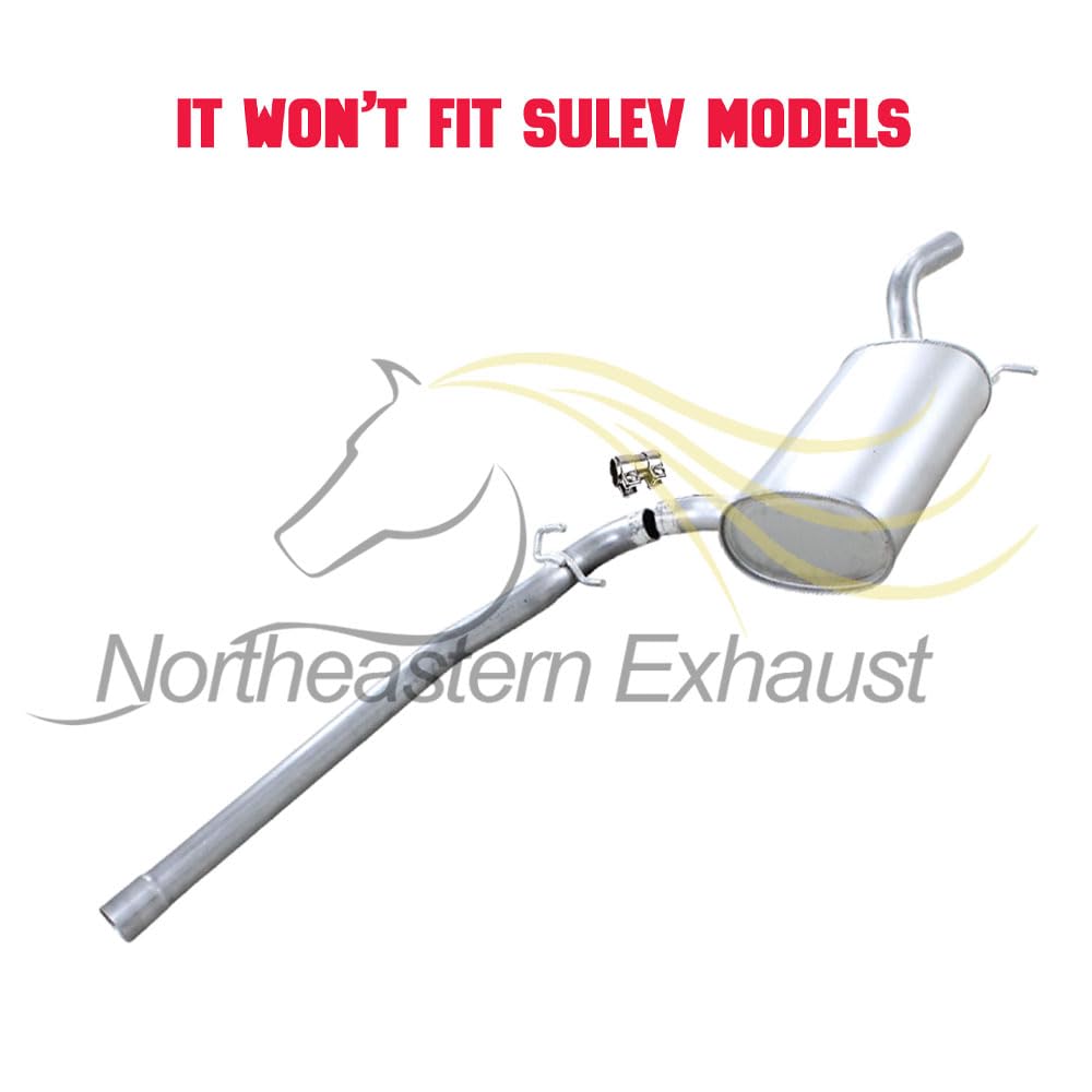 2012-2014 Volkswagen Passat 2.5L Resonator and Muffler Exhaust