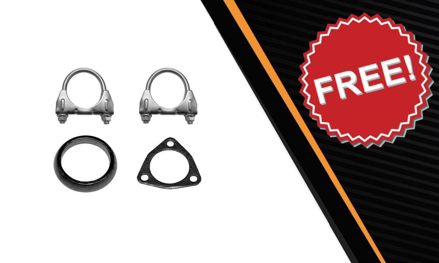 2006-2007 Honda Accord 2.4L Catalytic Converter and Muffler Assembly