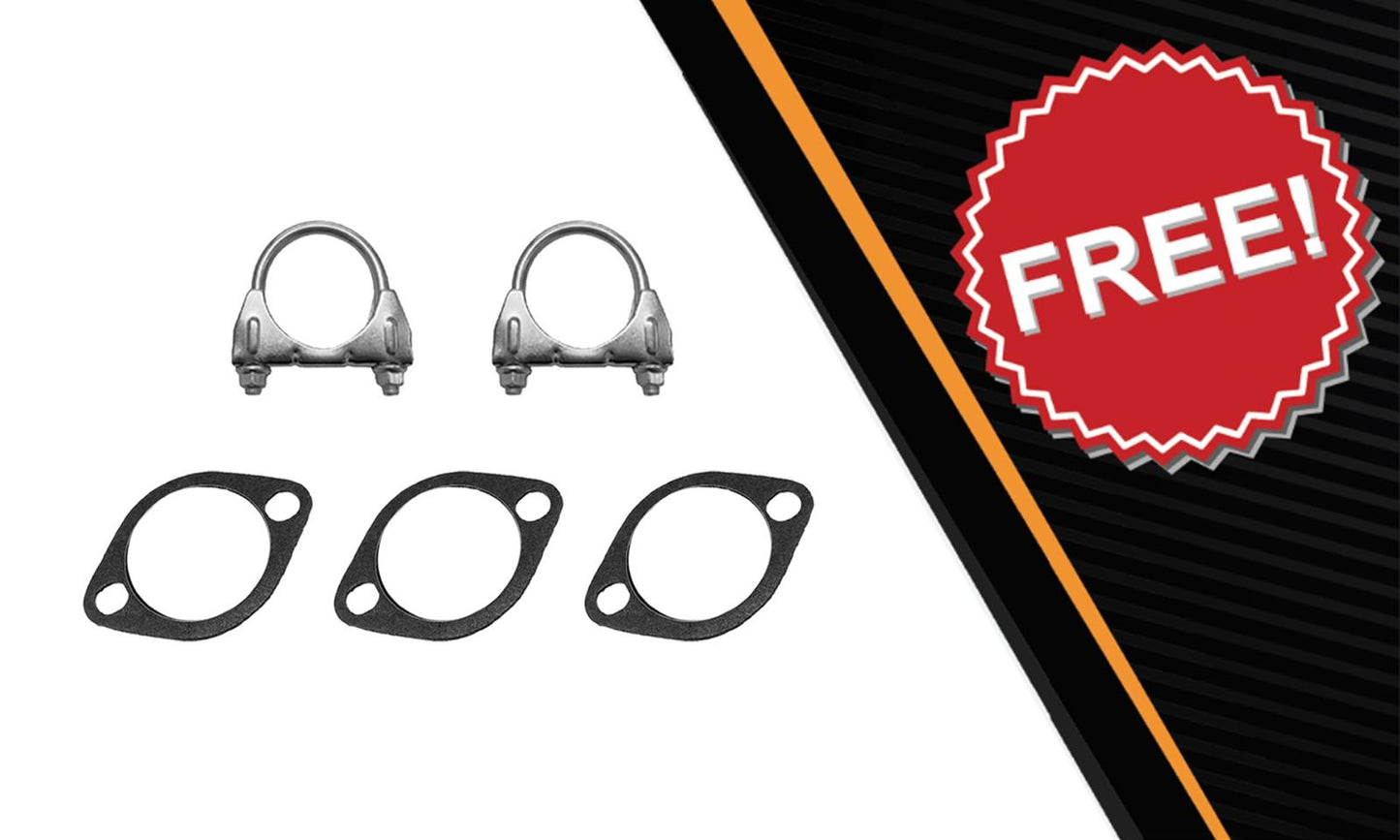 Resonator and Pair of Mufflers for 2011-2013 Infiniti M37 3.7L and M56 5.6L | 2014-2015 Q70 5.6L