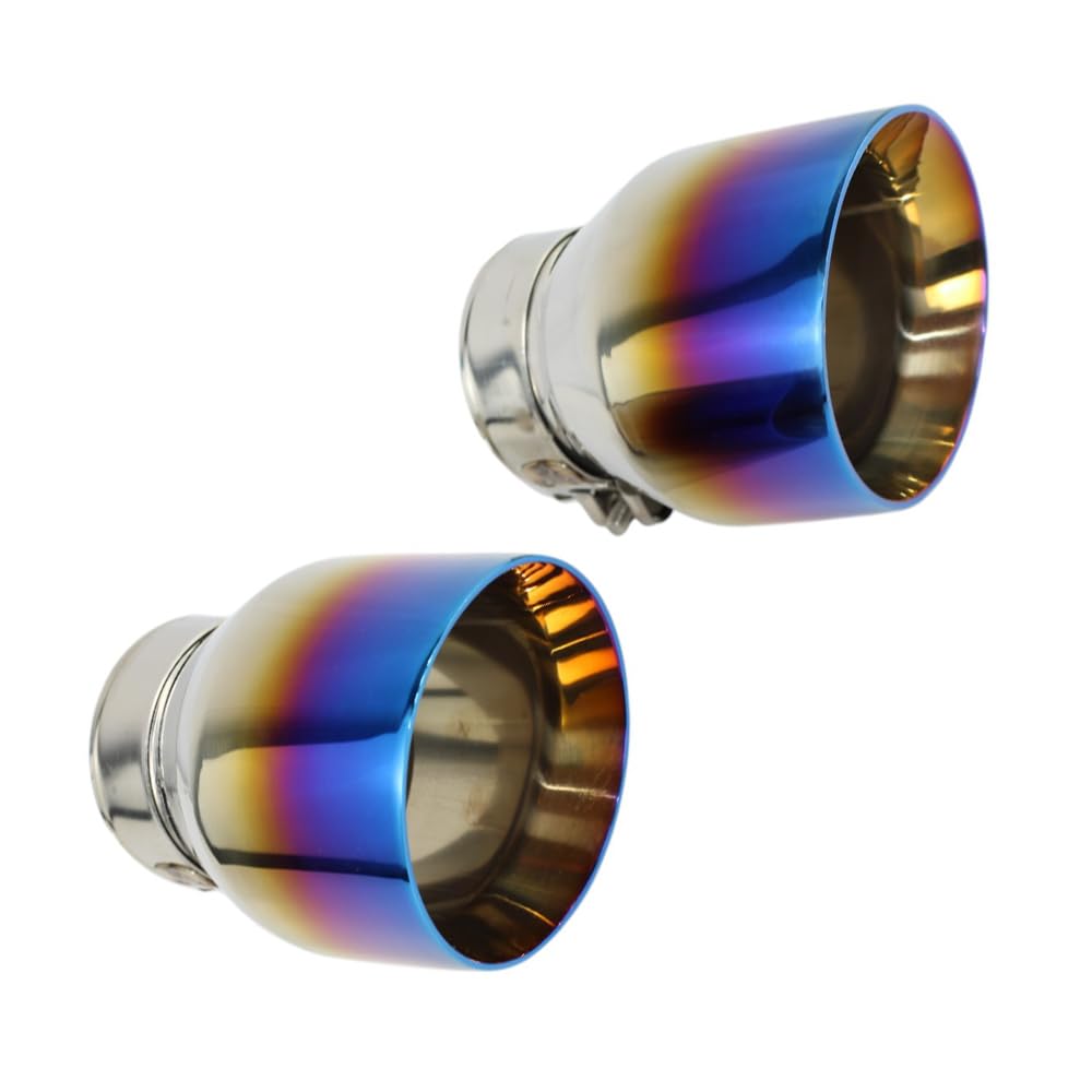 Stainless Steel Universal Exhaust Tips 2.5"ID / 4"OD / 5.5"Long