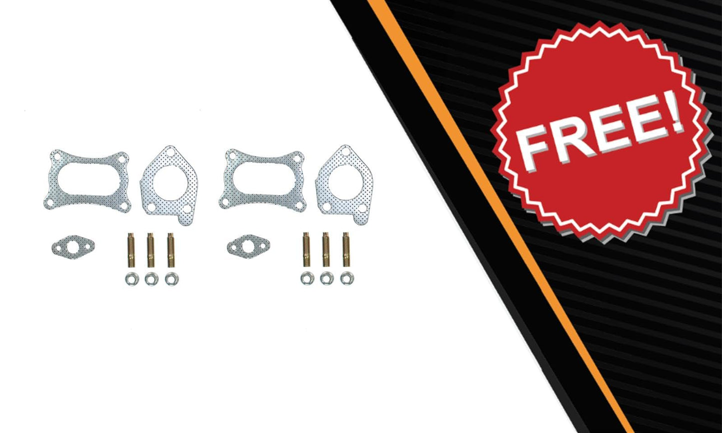 Pair of Manifold Catalytic Converter for 2009-2012 Acura RL 3.7L | 2010-2013 ZDX 3.7L