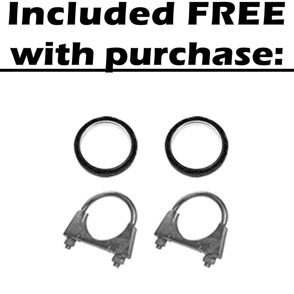 Passenger and Driver-side Resonator Pipe for 2002-2004 Nissan Pathfinder | 2002-2003 Infiniti QX4 | 3.5L