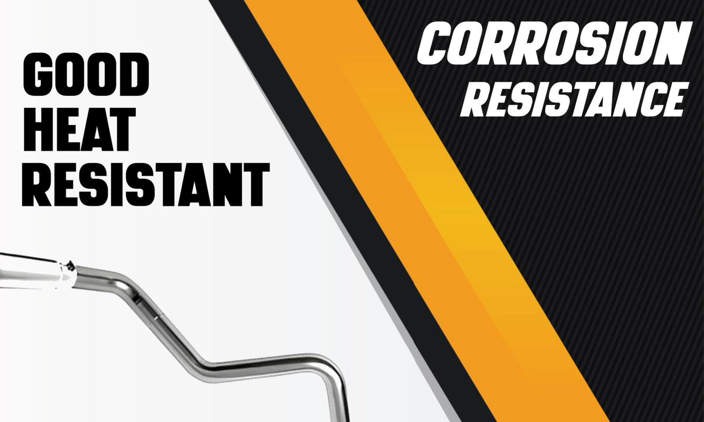 Colt Exhaust | Stainless Steel Straight Pipe Universal Fit Muffler Exhaust Pipe 5"ID (36" Long) | Free Two Lap Joint Band Clamps Included | Automotive Replacement Part