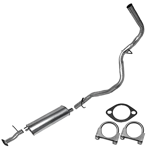 1996-1998 GMC C1500 4.3L 5.0L 117" Wheelbase Intermediate Pipe, Muffler, Tail Pipe Exhaust Kit