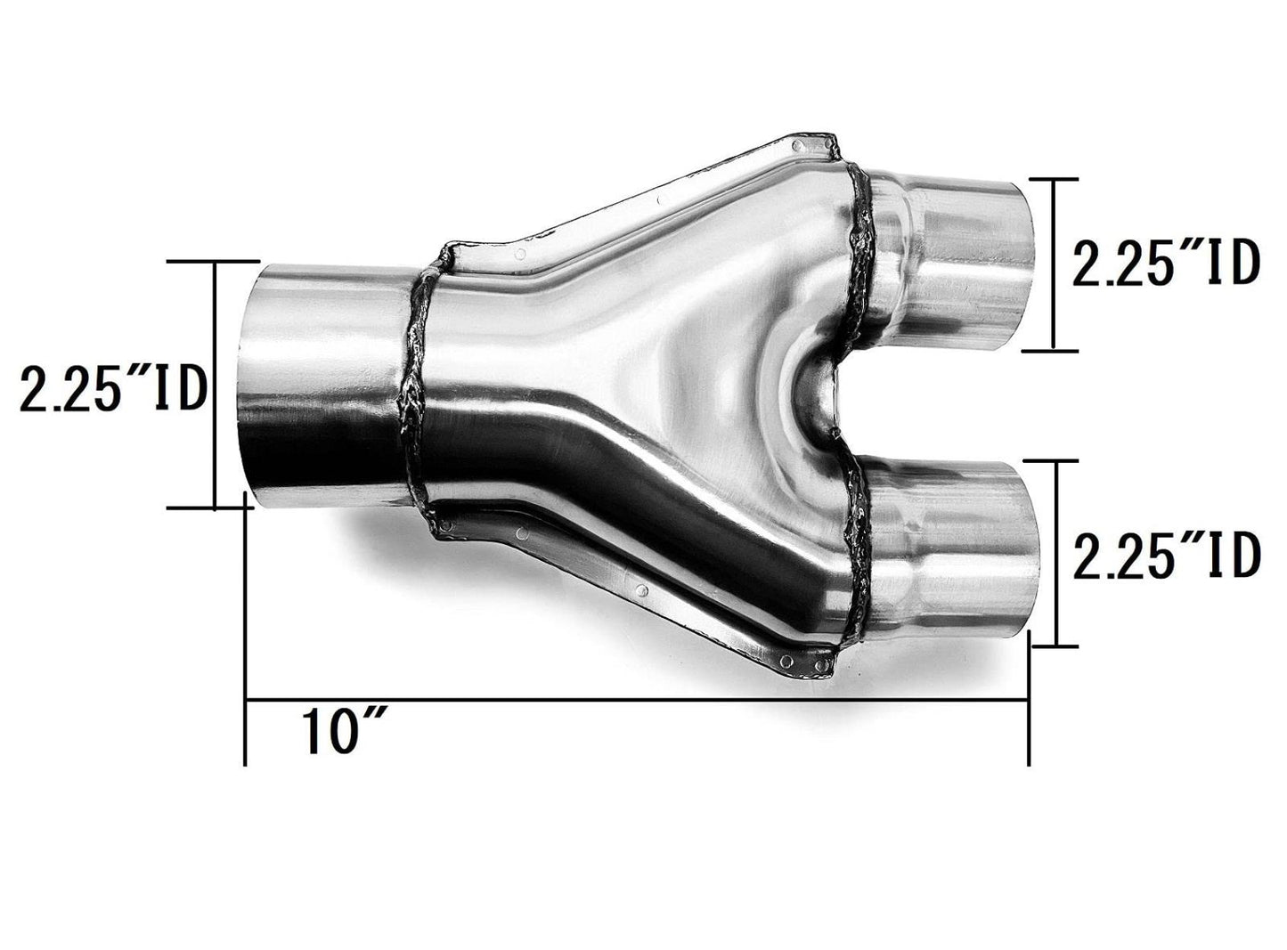 Colt Exhaust | Universal Y-Pipe 2.25" inlet / outlet