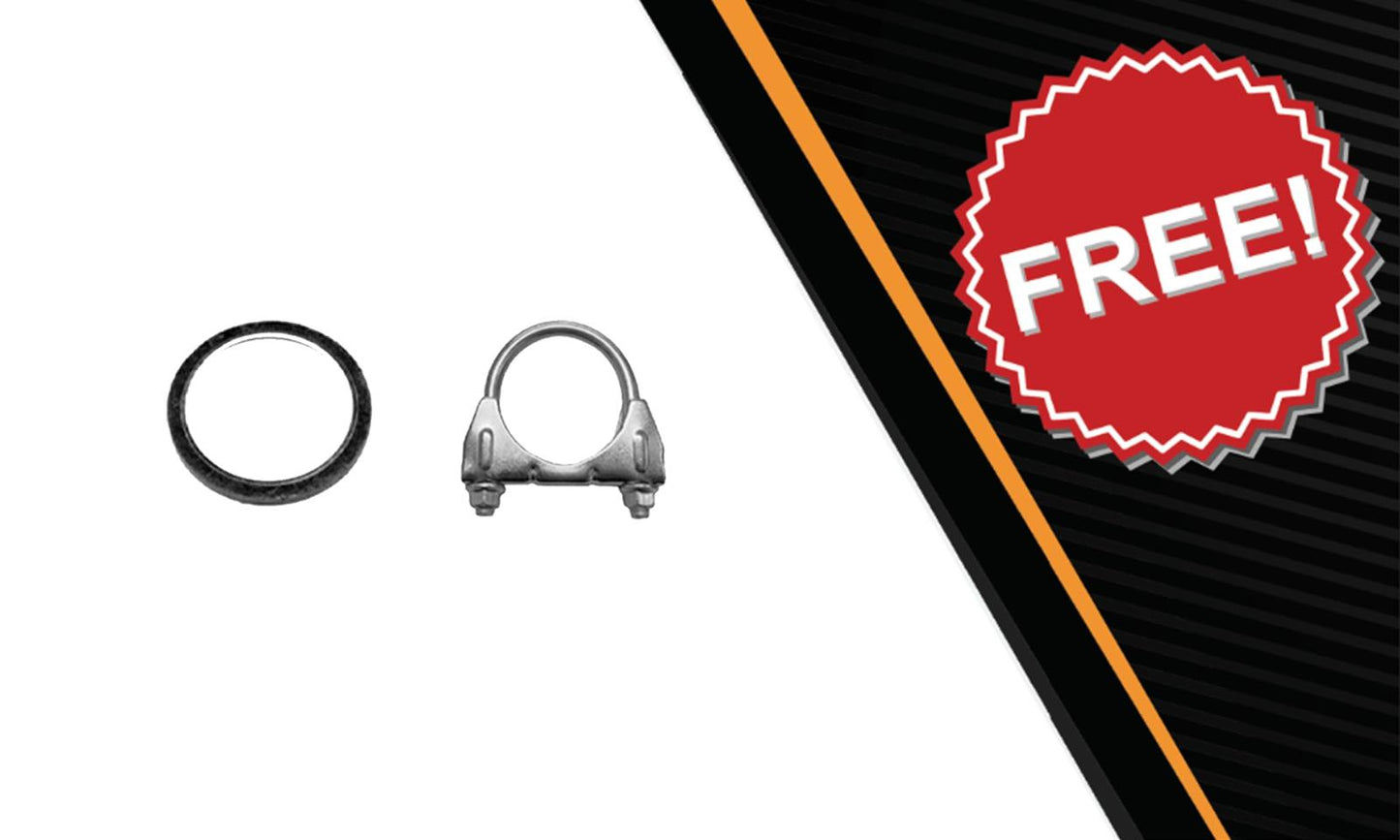 Exhaust Resonator Pipe for 2005-2008 Pontiac Vibe and Toyota Corolla/Matrix 1.8L