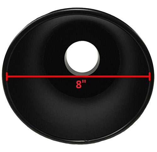 Colt Exhaust Black Coated Diesel Truck Bolt On Exhaust Tip (5" x 8" x 15")