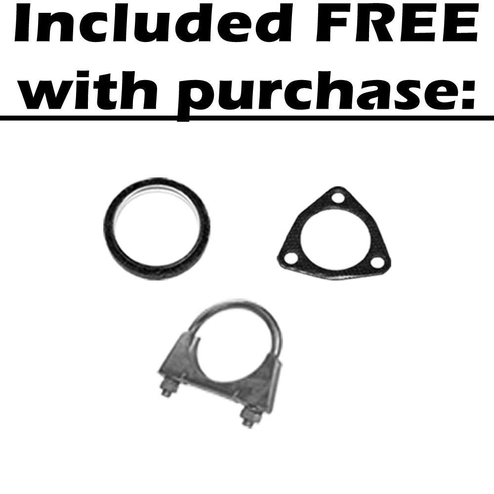 Northeastern Exhaust | Stainless Steel Exhaust Resonator and Intermediate Pipe Assembly Compatible for Honda Civic 2012-2015 1.8L | Free Gaskets and Clamp Included | Automotive Replacement Part