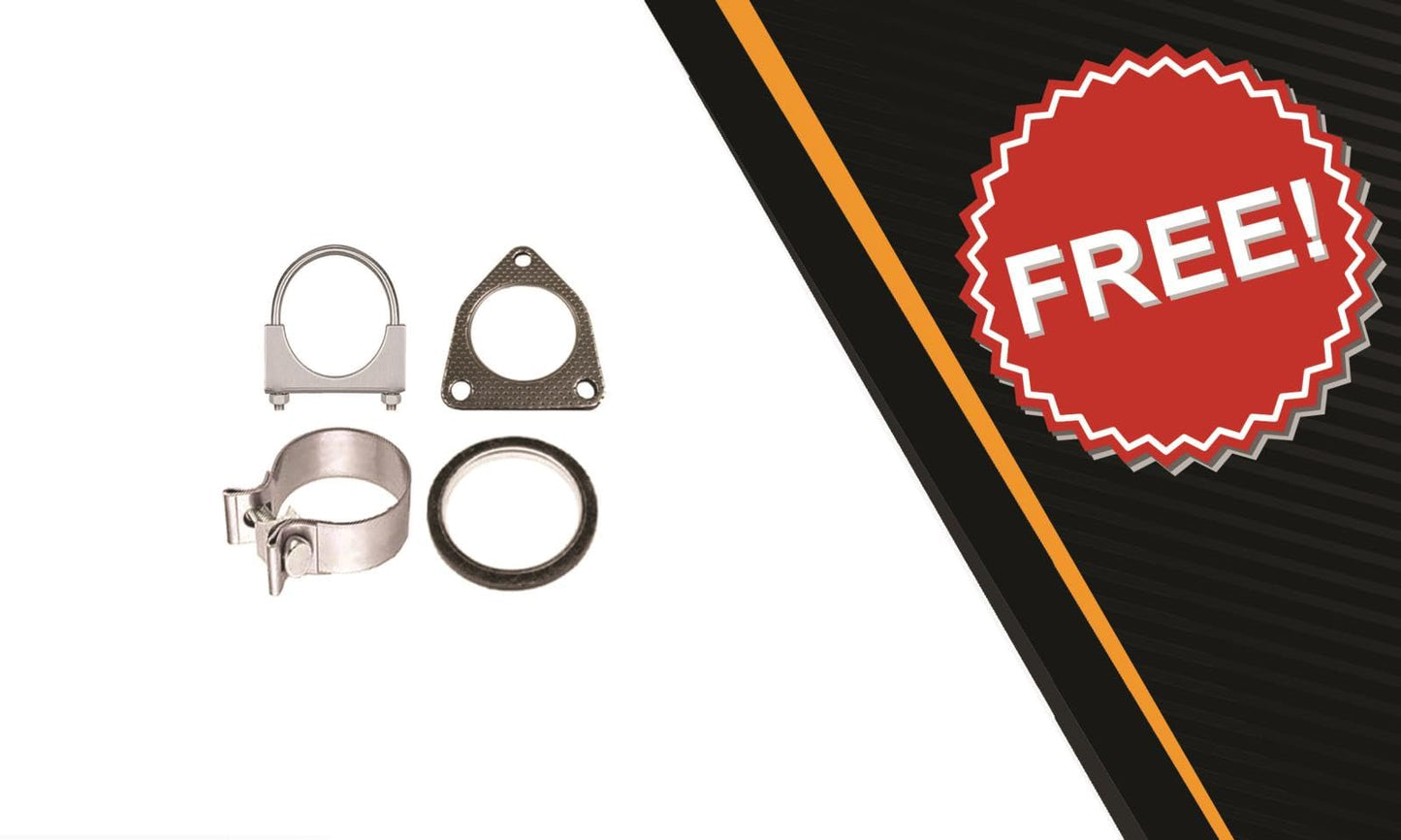 Northeastern Exhaust | EPA-Approved Exhaust Catalytic Compatible for 2009-2013 GMC Sierra 1500 4.3L 4.8L 5.3L 6.0L | 2009 Yukon 4.8L | 2009-2014 Yukon & Yukon XL 5.3L Free Clamp, Gaskets and Sleeve