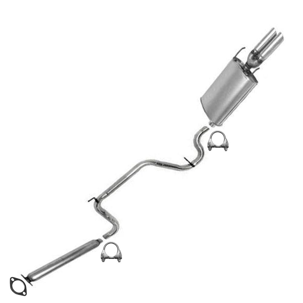 1997-2002 Buick Regal 3.8L Exhaust Resonator, Intermediate Pipe and Muffler
