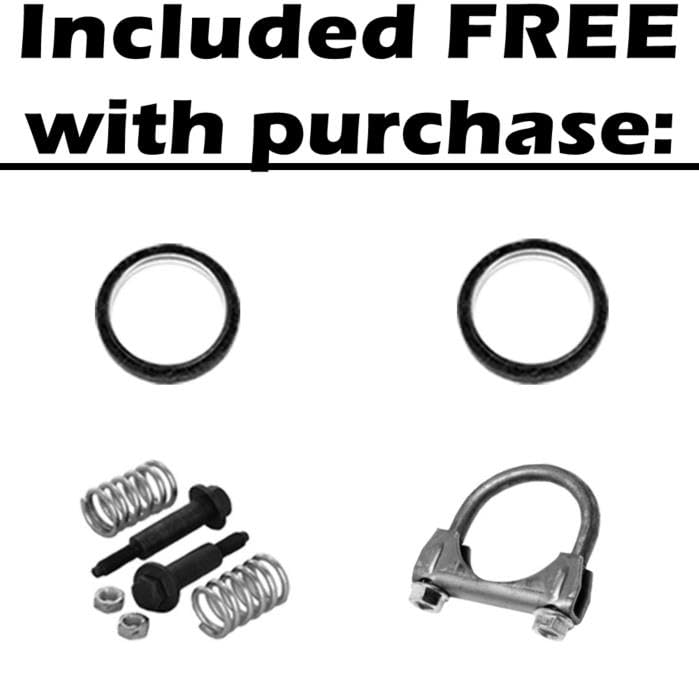 1999-2000 Honda Civic 1.6L Resonator Pipe and Muffler