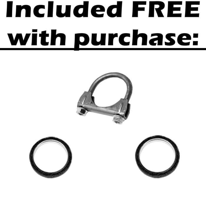 1997-2001 Toyota Camry 3.0L V6 Resonator Pipe and Muffler Exhaust System Kit