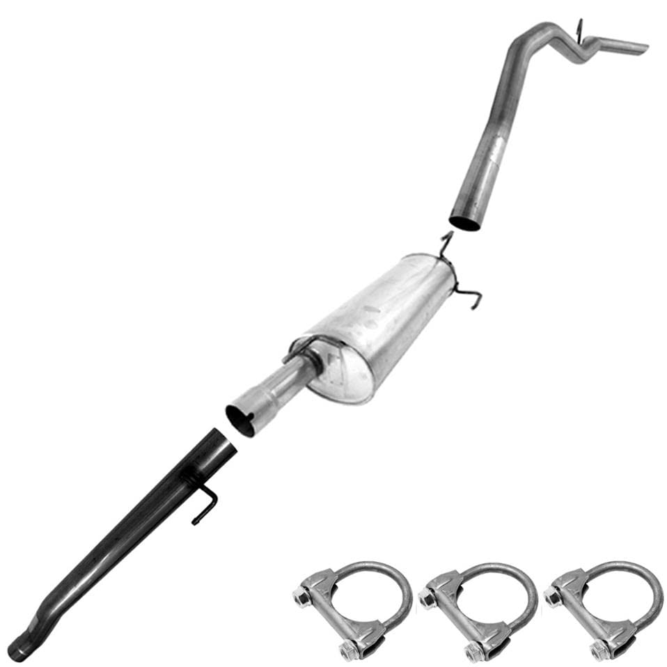 Intermediate Pipe, Muffler and Tail Pipe for 2007-2009 Ram 2500 and 2003-2008 Ram 3500 5.7L