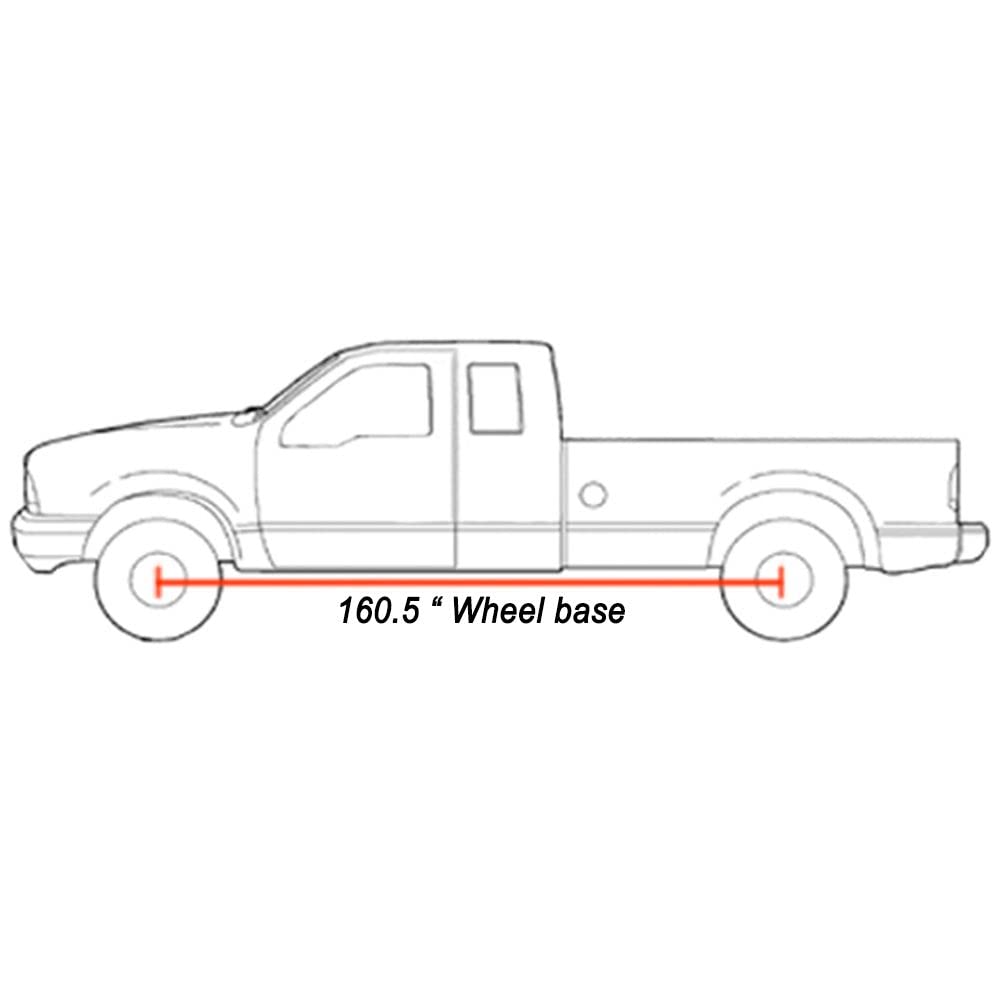 Intermediate Pipe, Muffler and Tail Pipe for 2007-2009 Ram 2500 and 2003-2008 Ram 3500 5.7L