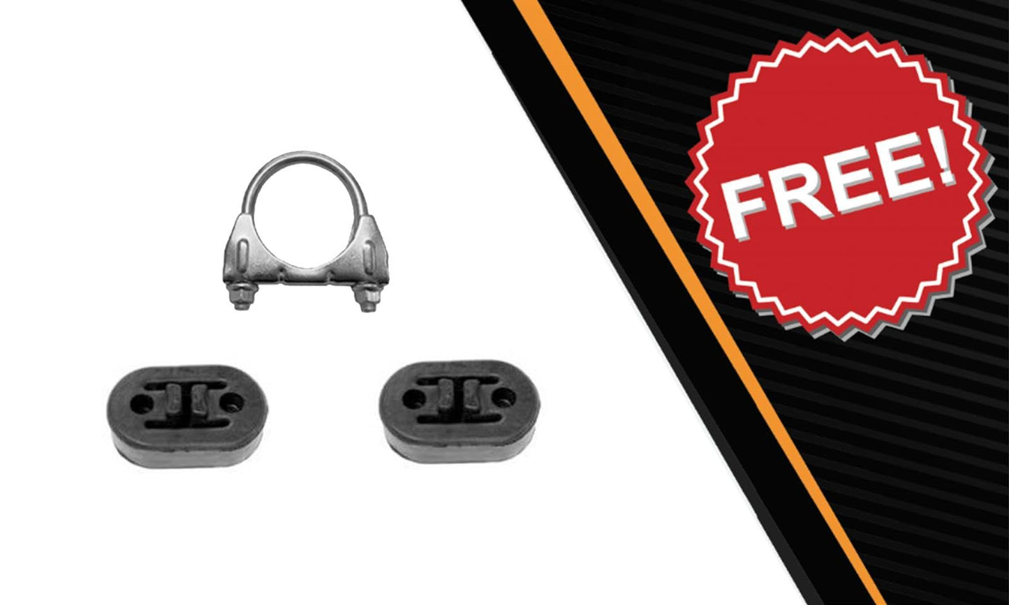 1997-2002 Pontiac Grand Prix 3.8L Exhaust Driver-Side Muffler with Hangers