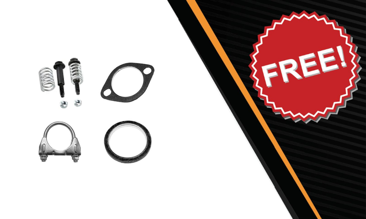 Northeastern Exhaust | Stainless Steel Exhaust Resonator, Muffler Compatible for Subaru Impreza 2008-2011 2.5L Hatchback | Automotive Replacement Part - Includes Gaskets, Clamp, and Spring Bolt Kit