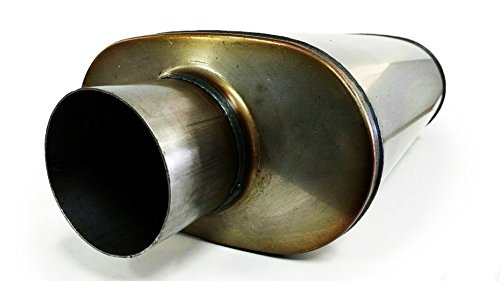 1987-2002 Ford F-150, F-250 and F-350 Dual 2.5'' Mandrel-Bent Pipe with Angle Cut Tips and Single Chamber Muffler Exhaust Kit