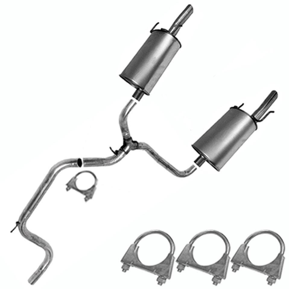 2000-2005 Chevrolet Monte Carlo 3.8L Exhaust Intermediate Pipe and Mufflers