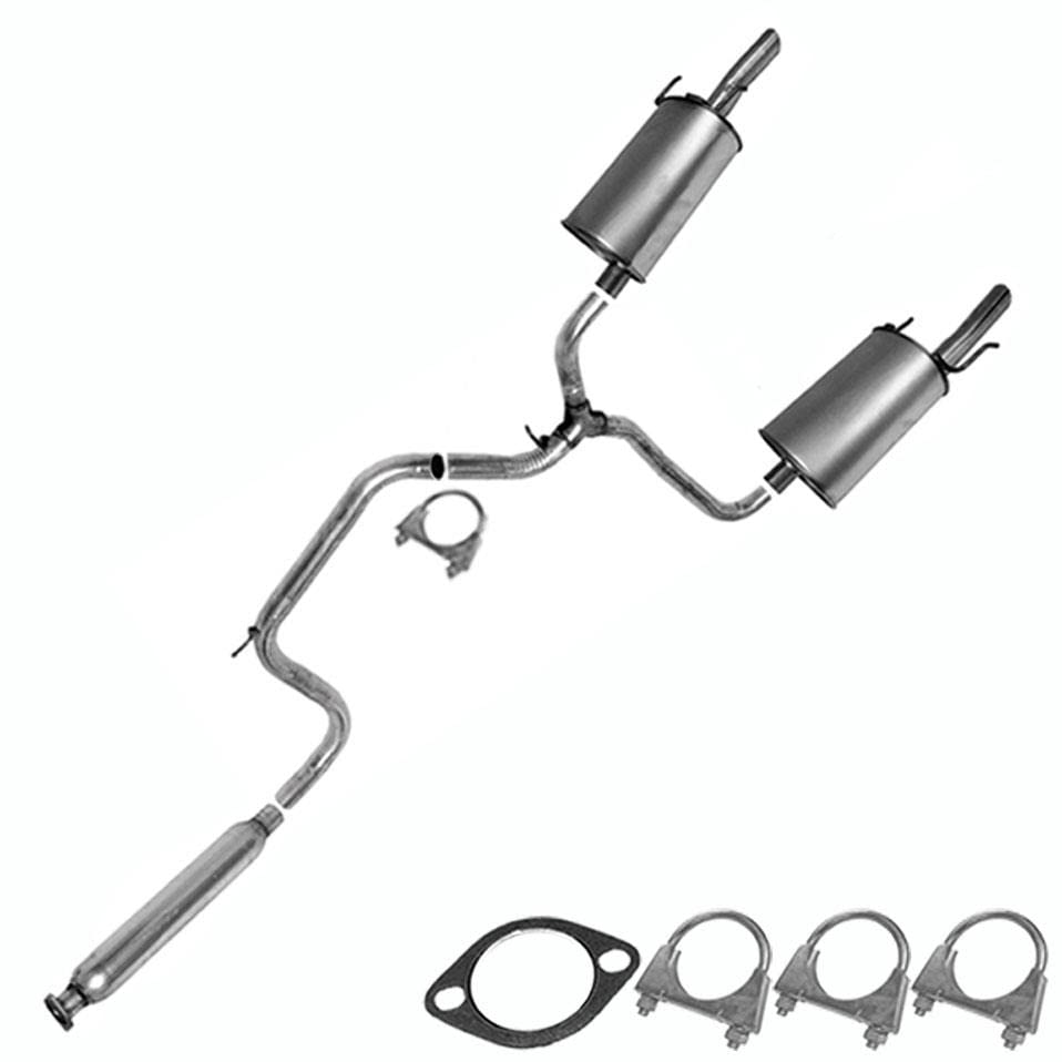 2000-2005 Chevrolet Monte Carlo 3.8L Exhaust Resonator, Intermediate Pipe and Mufflers