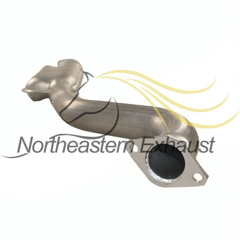 Northeastern Exhaust | Direct-fit Exhaust Resonator Pipe Compatible for 2004-2006 Subaru Baja 2.5L Turbo | Free Gaskets Included | Automotive Replacement Part